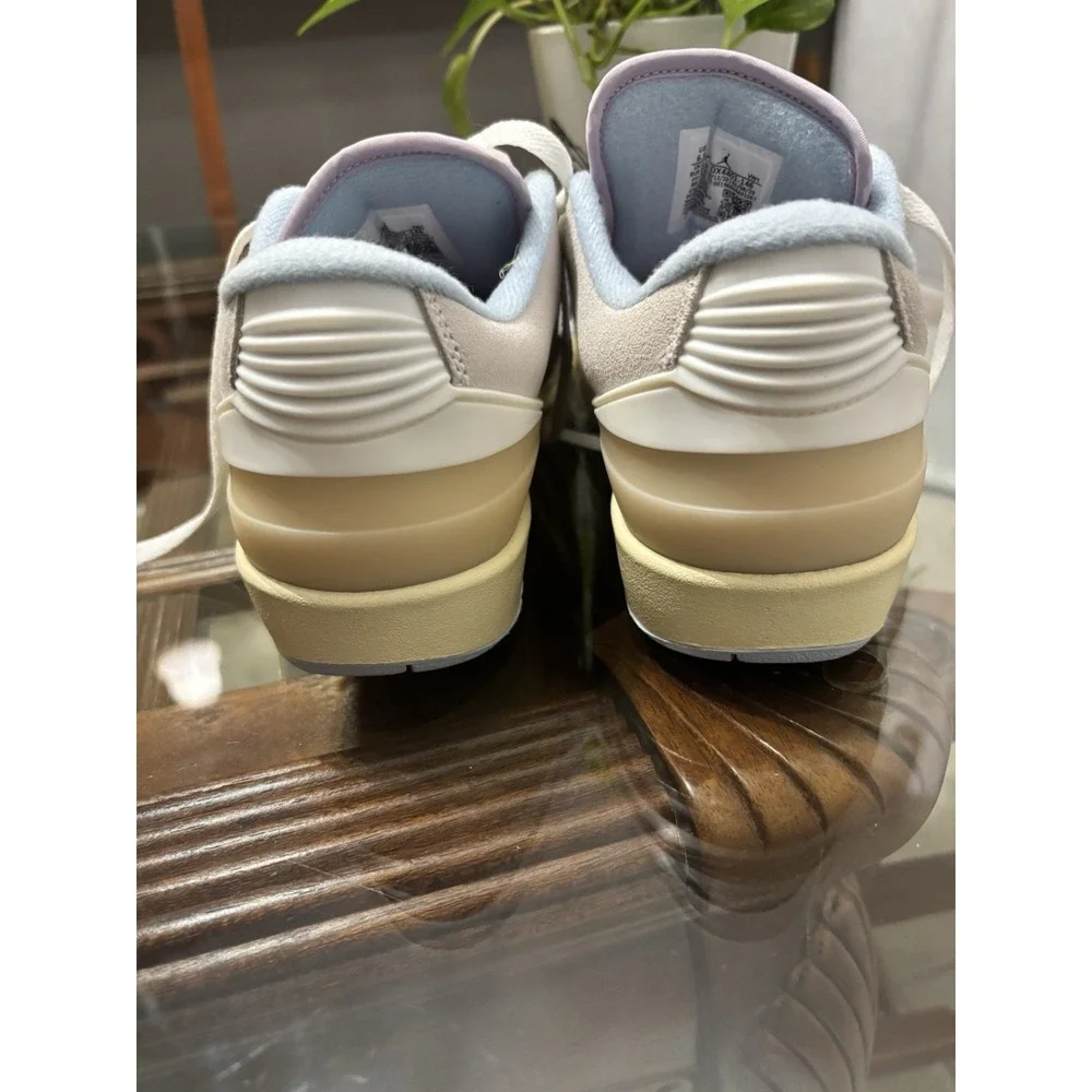 Nike Air Jordan 2 Low DX4401-146 Women 'S  6.5 White Pink Blue Sneakers EU 37.5